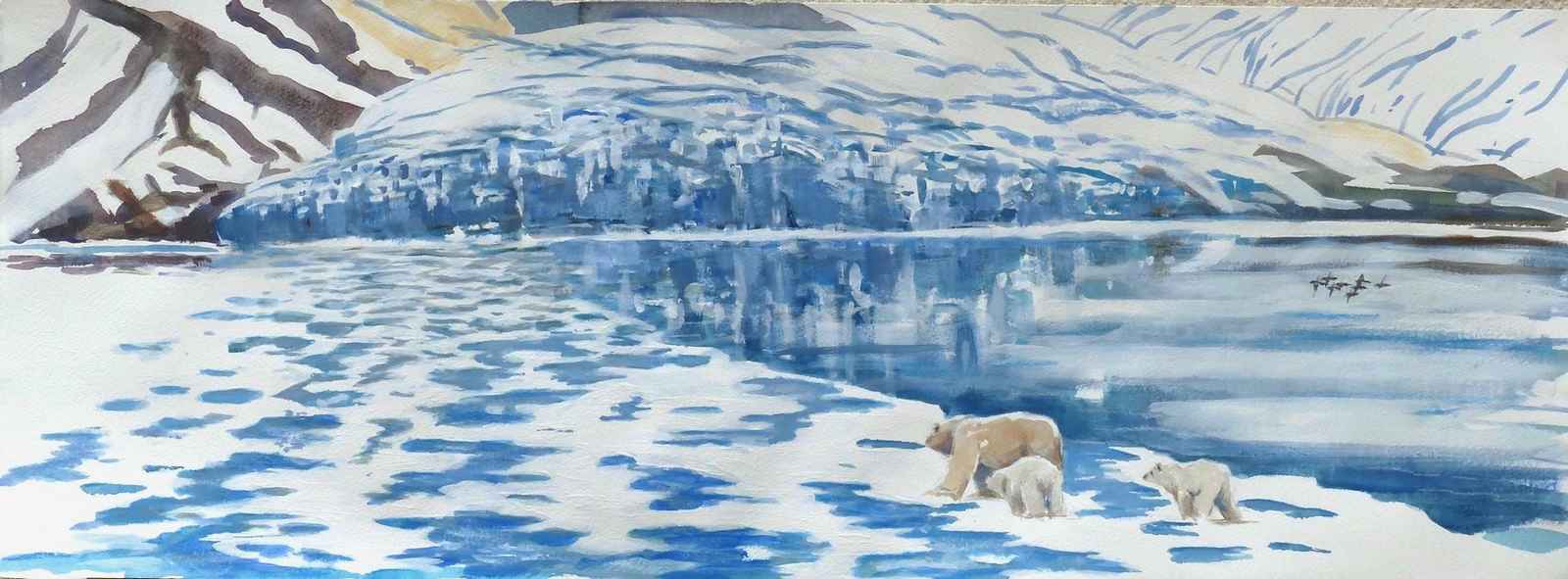 polar bear at Palandabukta
